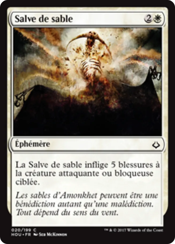 Salve de sable — Hour of Devastation — Magic: The Gathering