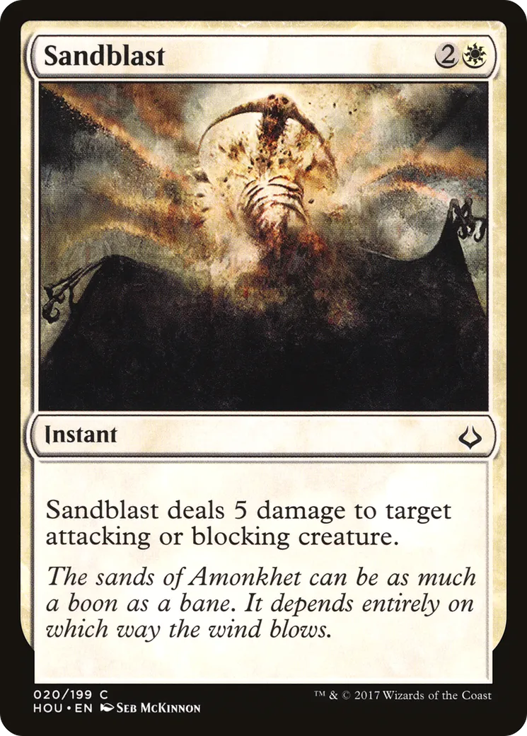Sandblast — Hour of Devastation — Magic: The Gathering