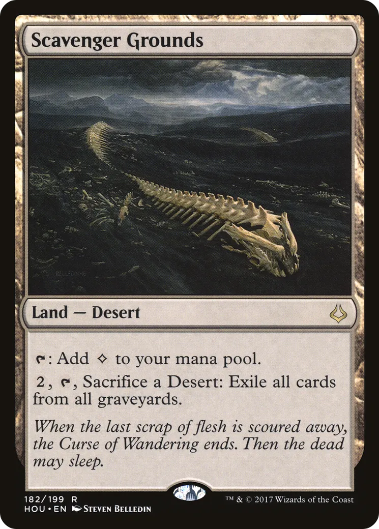 Terrains des charognards — Hour of Devastation — Magic: The Gathering
