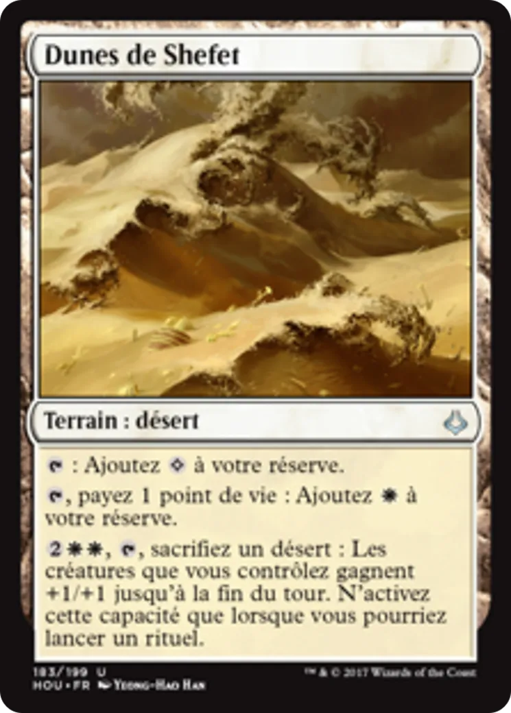 Dunes de Shefet — Hour of Devastation — Magic: The Gathering