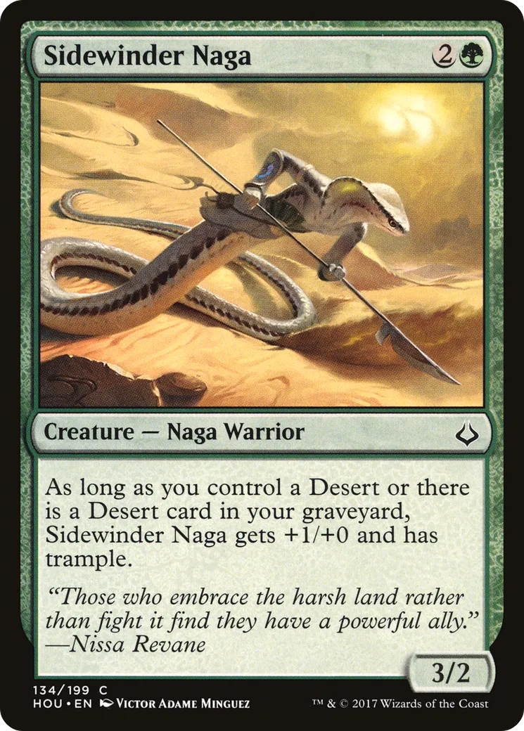 Sidewinder Naga — Hour of Devastation — Magic: The Gathering