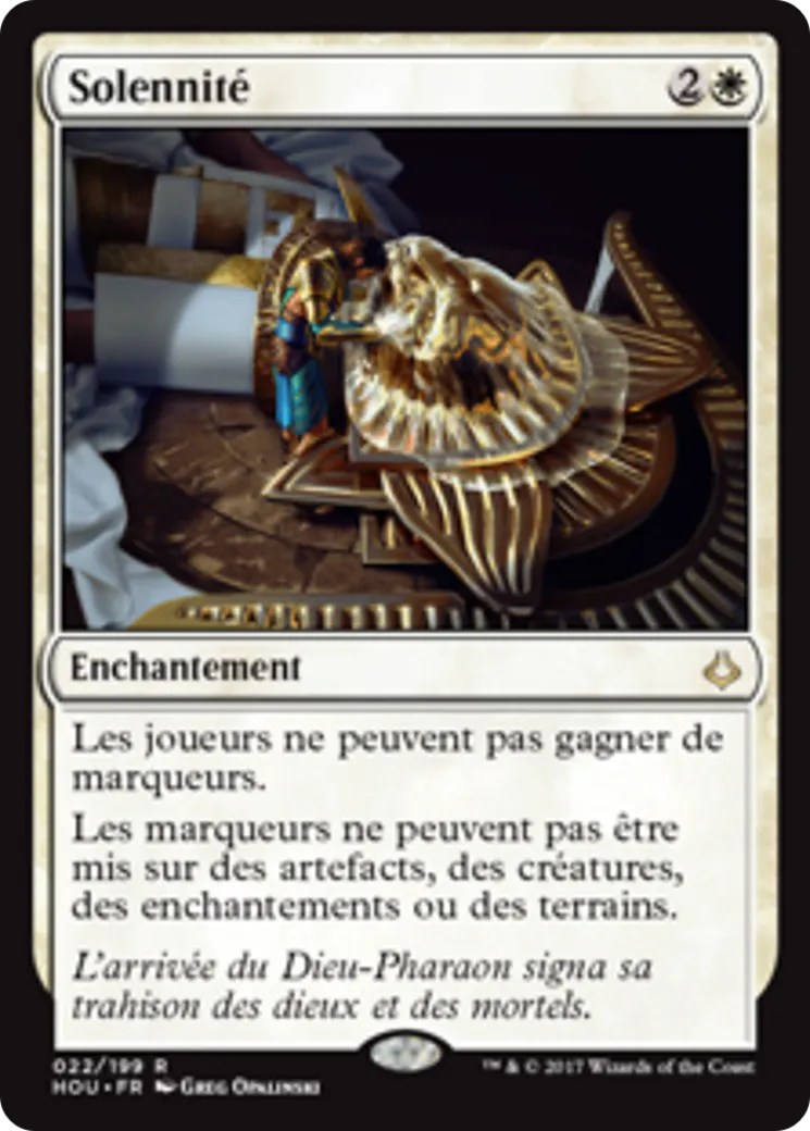 Solennité — Hour of Devastation — Magic: The Gathering