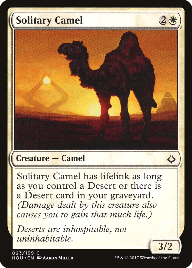 Solitary Camel — Hour of Devastation — Magic: The Gathering