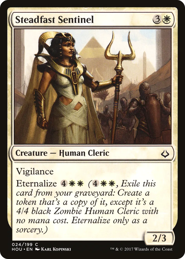 Steadfast Sentinel — Hour of Devastation — Magic: The Gathering