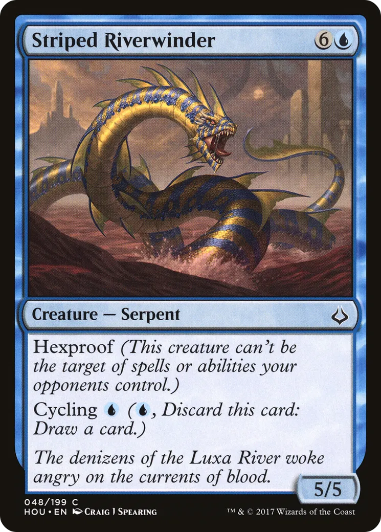 Striped Riverwinder — Hour of Devastation — Magic: The Gathering