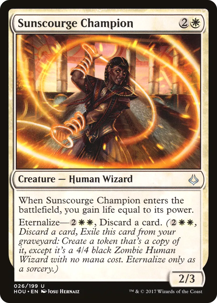 Sunscourge Champion — Hour of Devastation — Magic: The Gathering