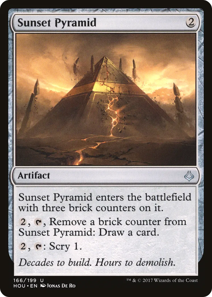 Sunset Pyramid — Hour of Devastation — Magic: The Gathering