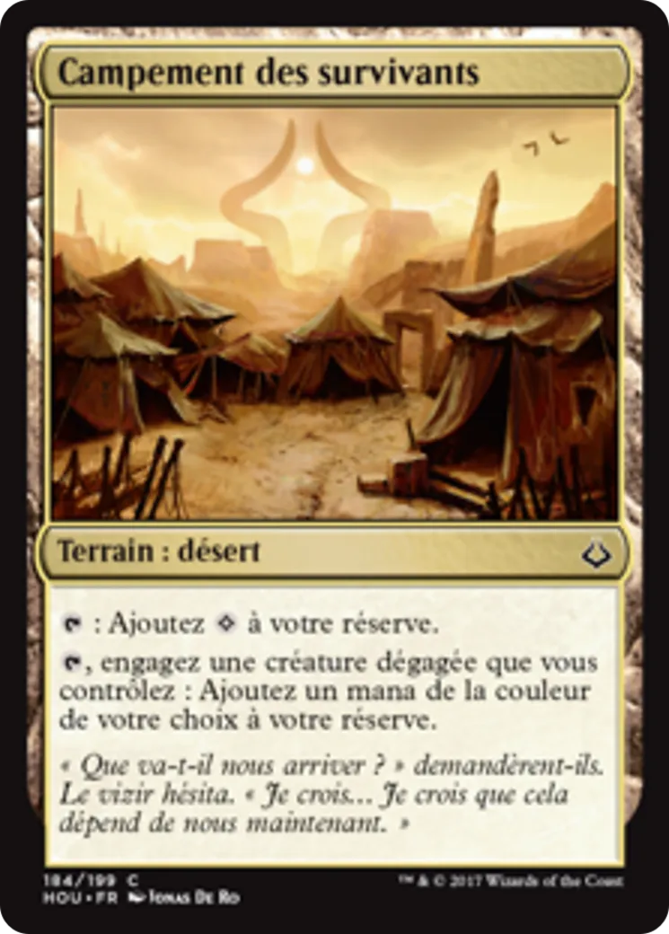 Campement des survivants — Hour of Devastation — Magic: The Gathering