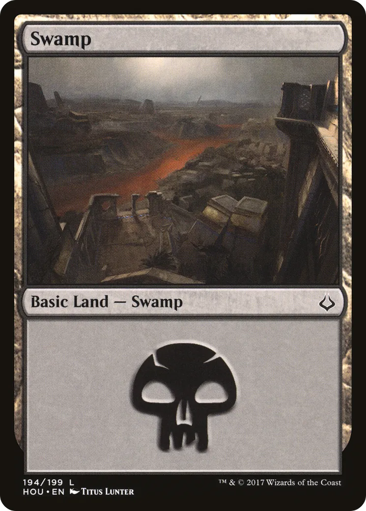 Swamp — Hour of Devastation — Magic: The Gathering