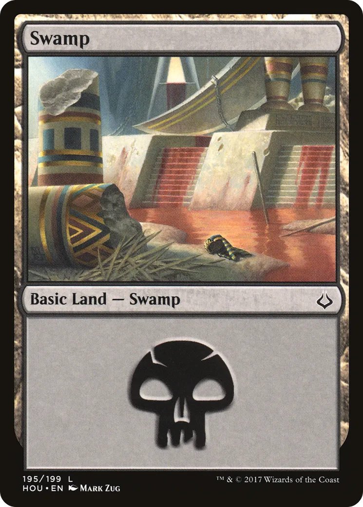 Swamp — Hour of Devastation — Magic: The Gathering