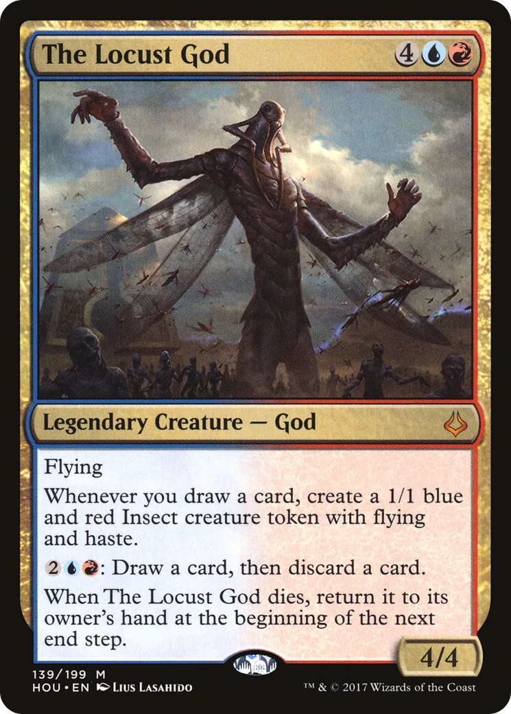 The Locust God — Hour of Devastation — Magic: The Gathering