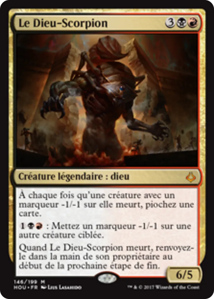 Le Dieu-Scorpion — Hour of Devastation — Magic: The Gathering