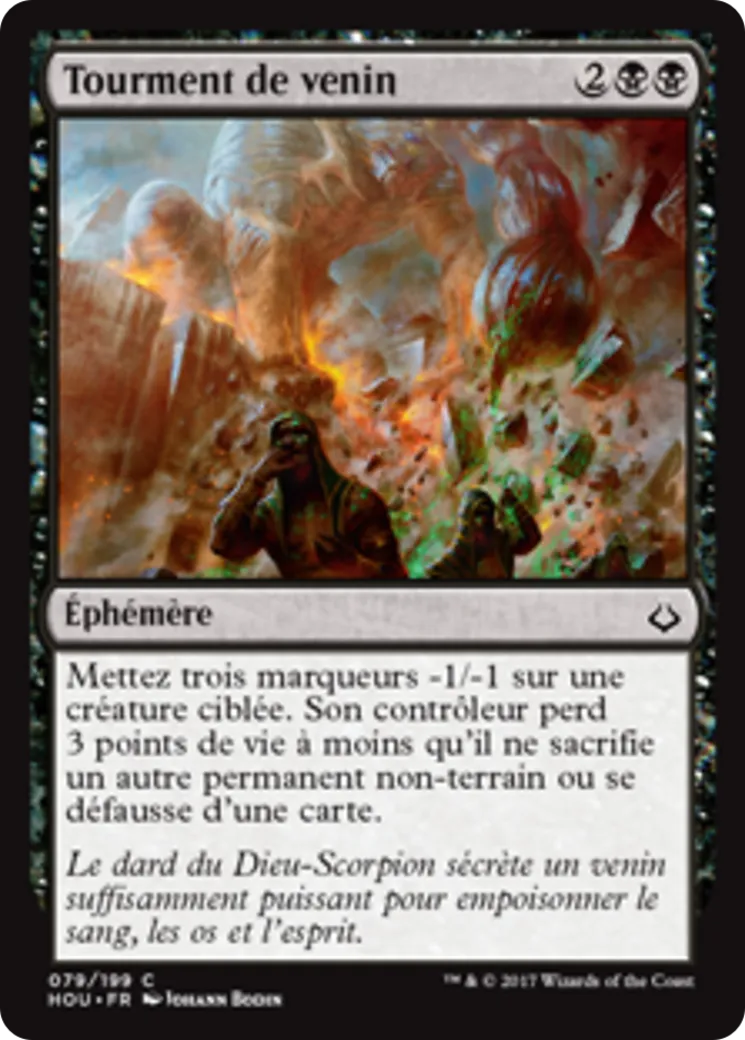 Tourment de venin — Hour of Devastation — Magic: The Gathering