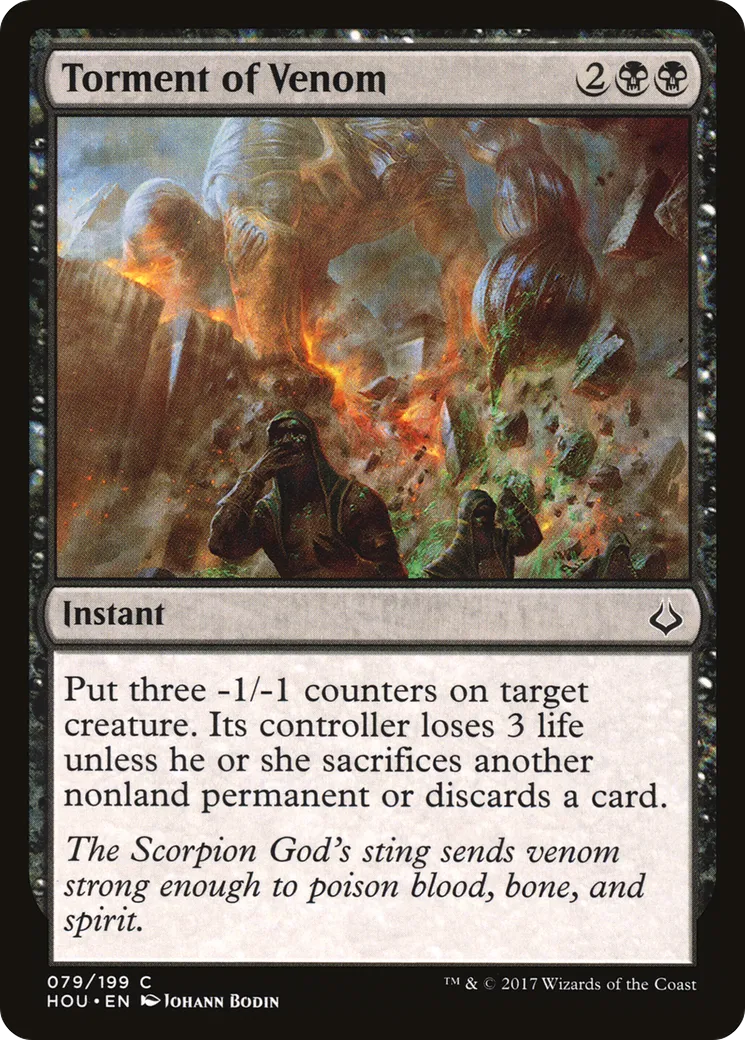 Torment of Venom — Hour of Devastation — Magic: The Gathering