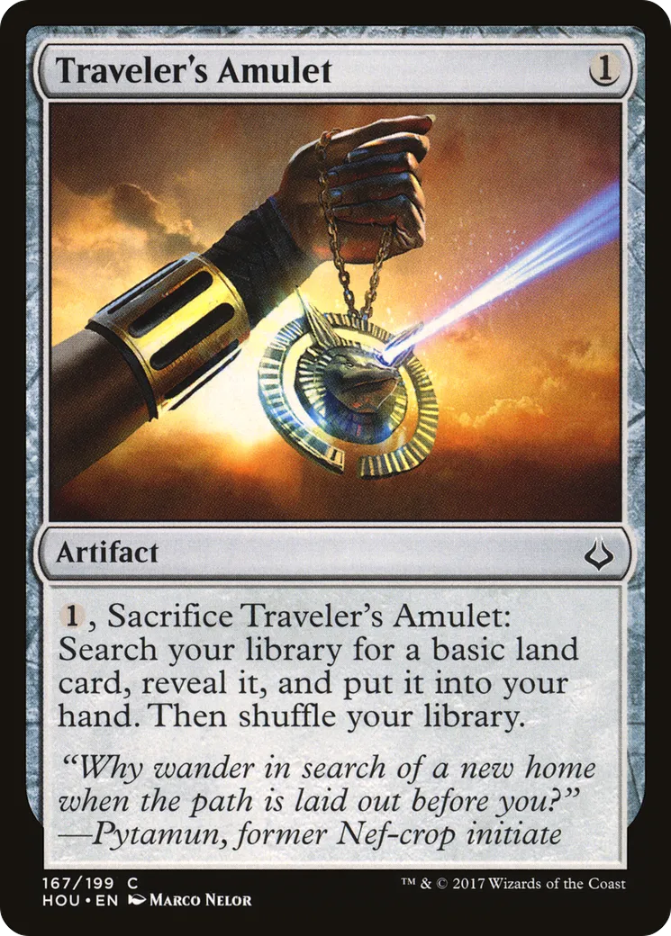 Traveler's Amulet — Hour of Devastation — Magic: The Gathering