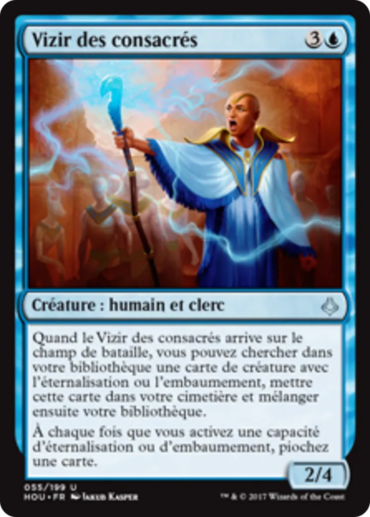 Vizir des consacrés — Hour of Devastation — Magic: The Gathering