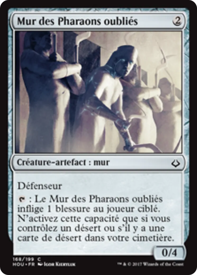 Mur des Pharaons oubliés — Hour of Devastation — Magic: The Gathering