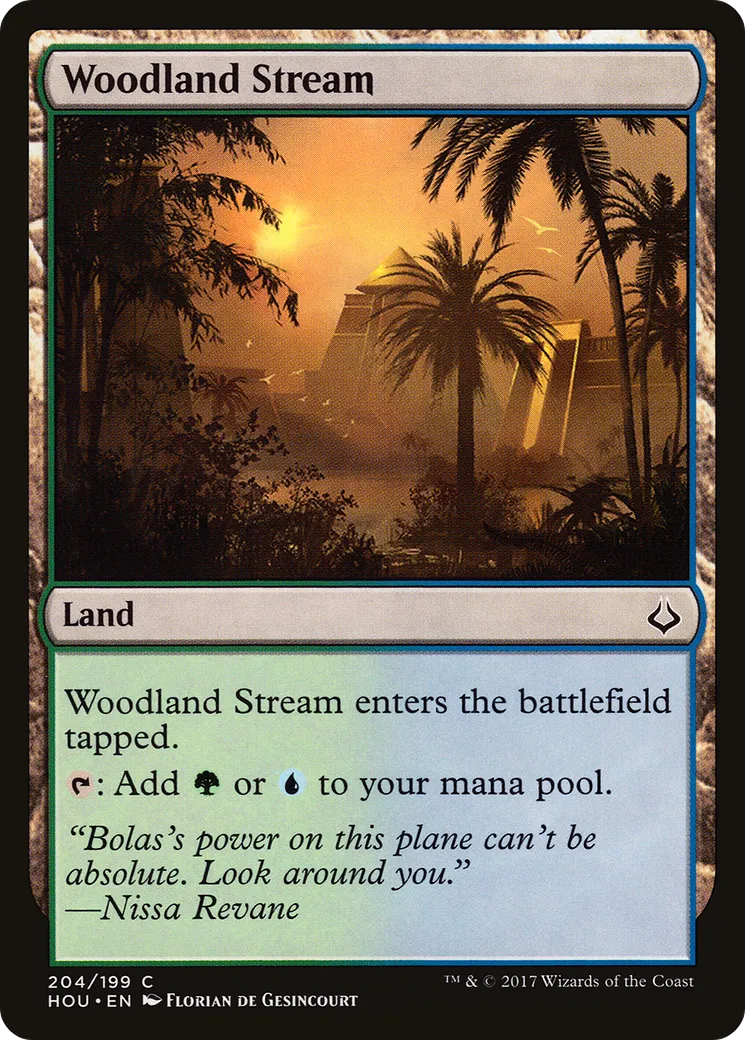 Woodland Stream — Hour of Devastation — Magic: The Gathering