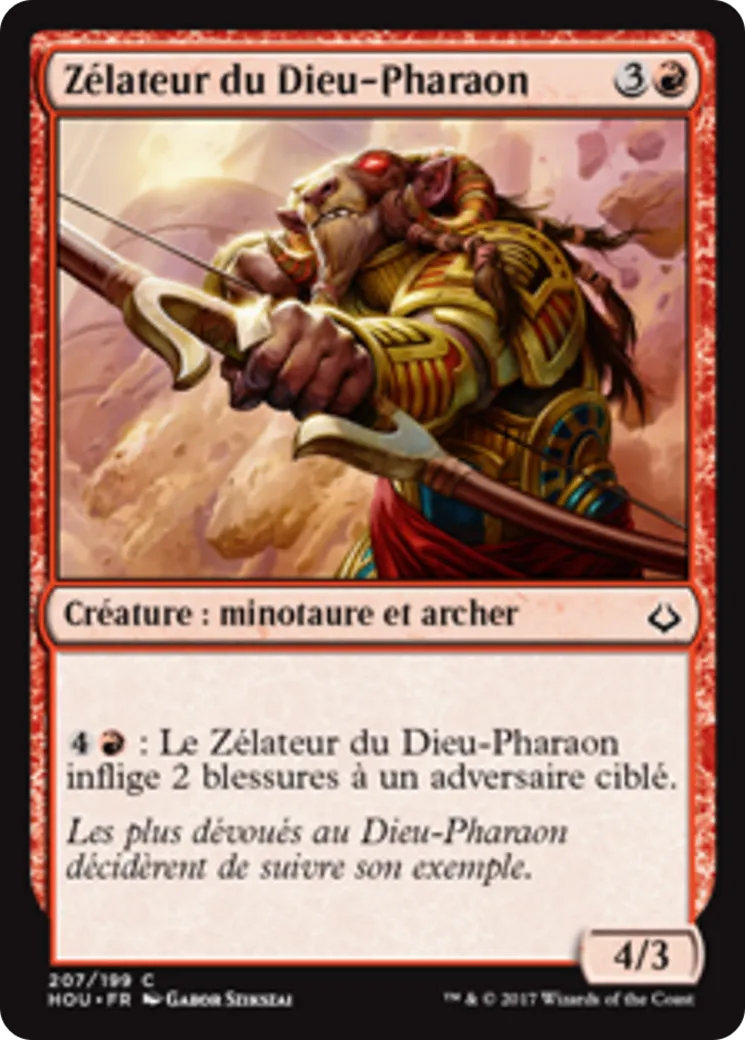 Zélateur du Dieu-Pharaon — Hour of Devastation — Magic: The Gathering