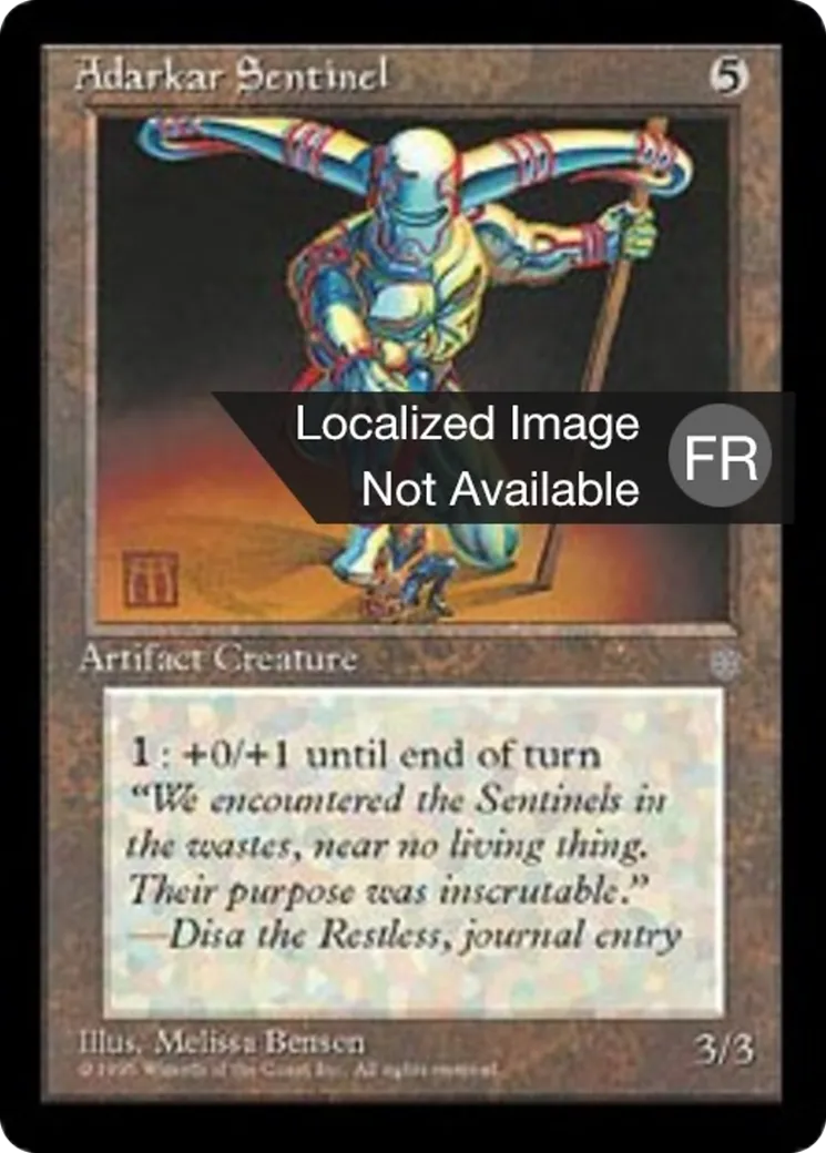 Sentinelle adarkare — Ice Age — Magic: The Gathering