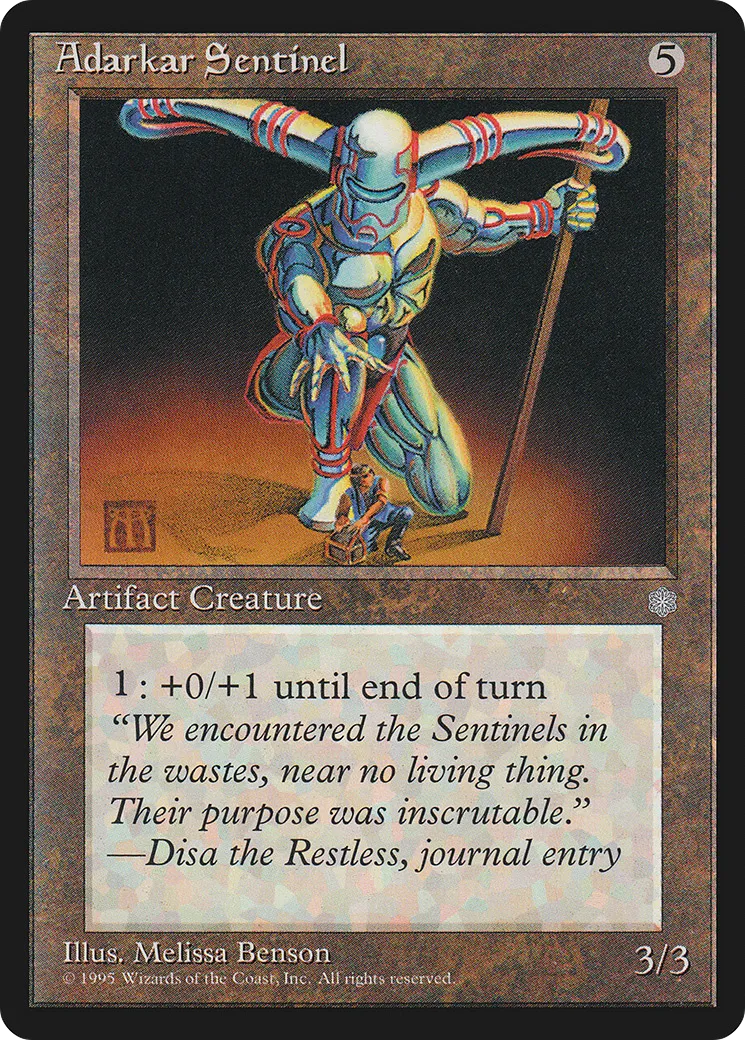 Adarkar Sentinel — Ice Age — Magic: The Gathering