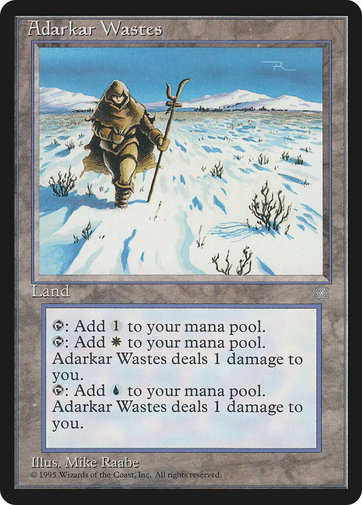 Adarkar Wastes — Ice Age — Magic: The Gathering