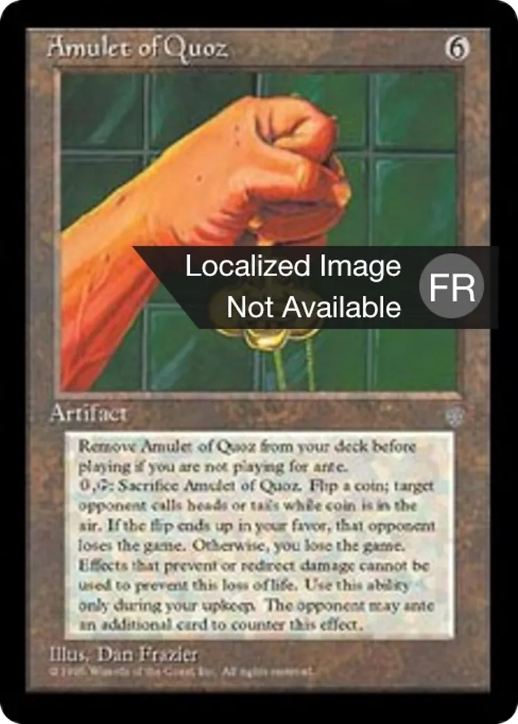 Amulette saugrenue — Ice Age — Magic: The Gathering
