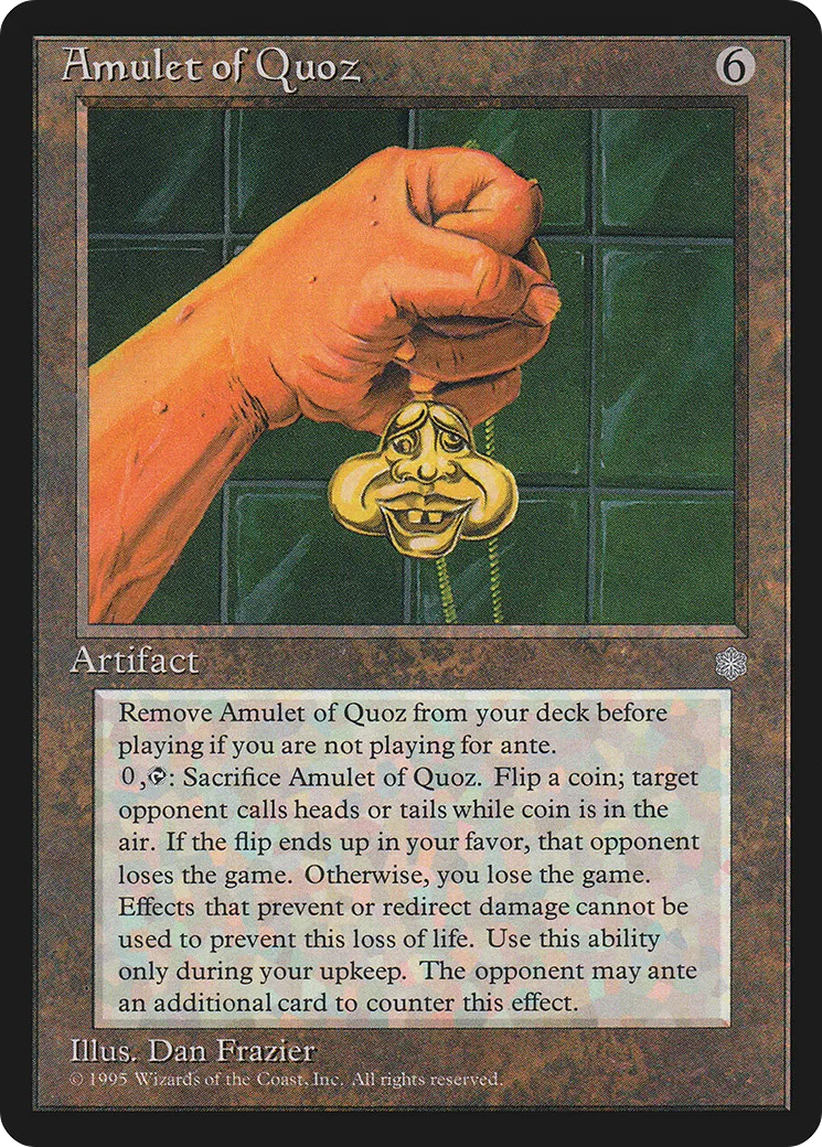 Amulet of Quoz — Ice Age — Magic: The Gathering