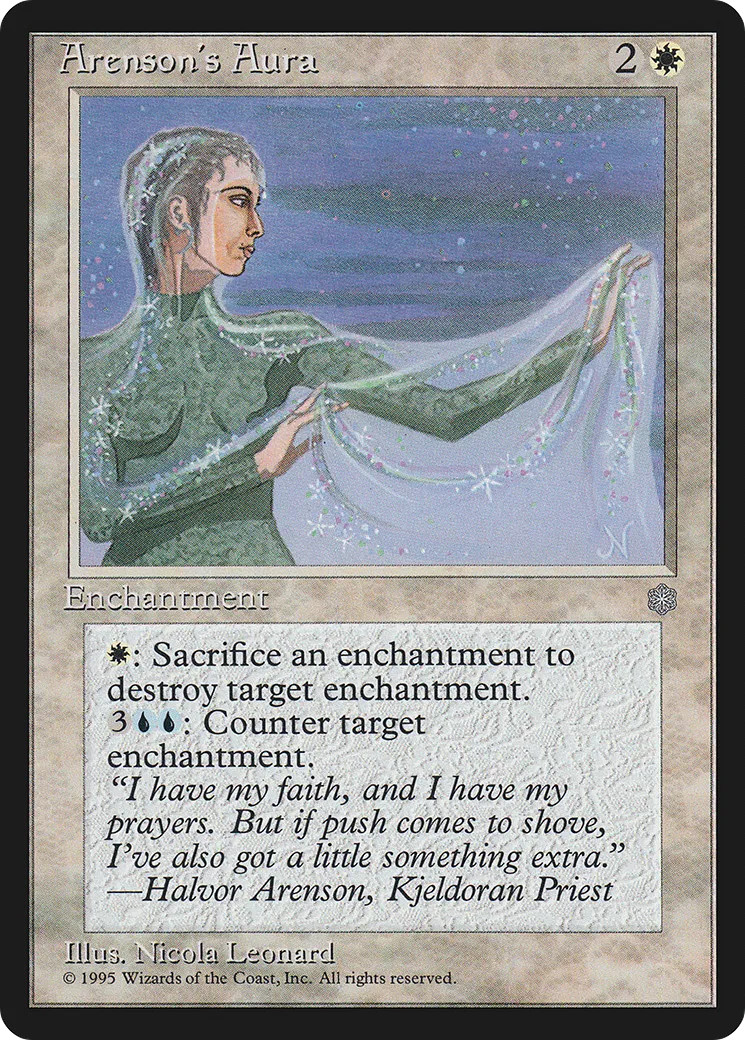 Arenson's Aura — Ice Age — Magic: The Gathering