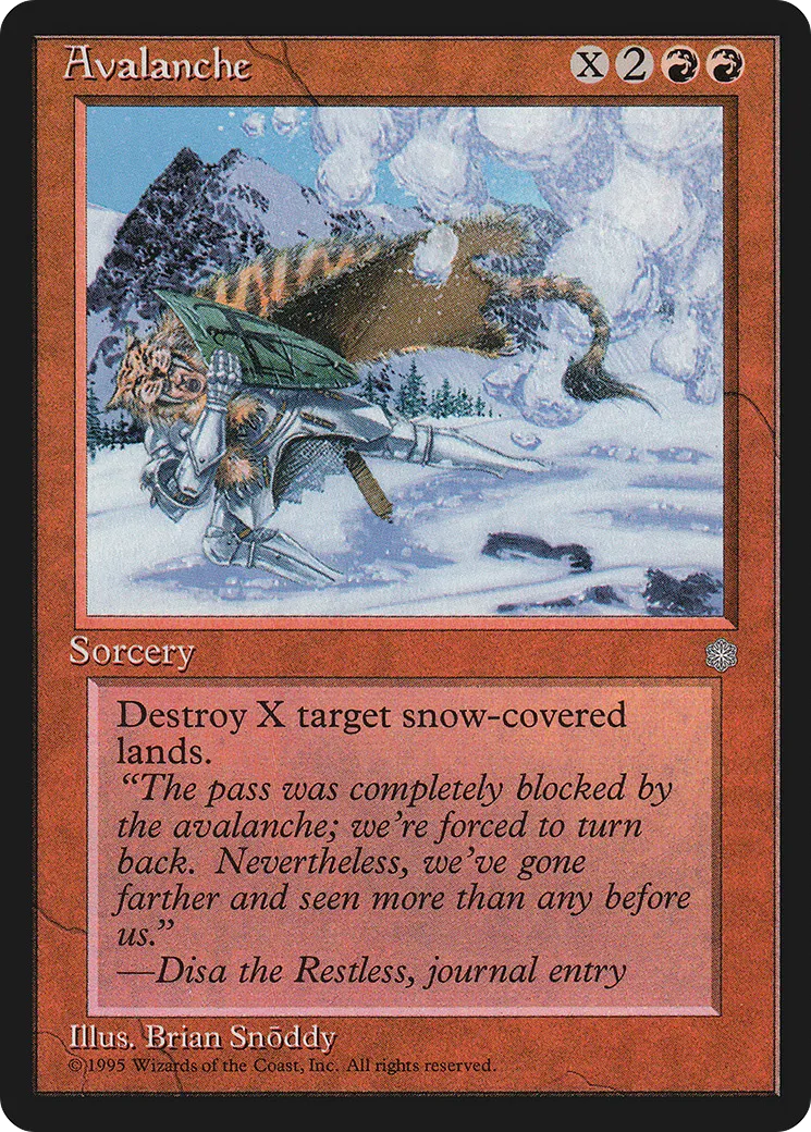 Avalanche — Ice Age — Magic: The Gathering