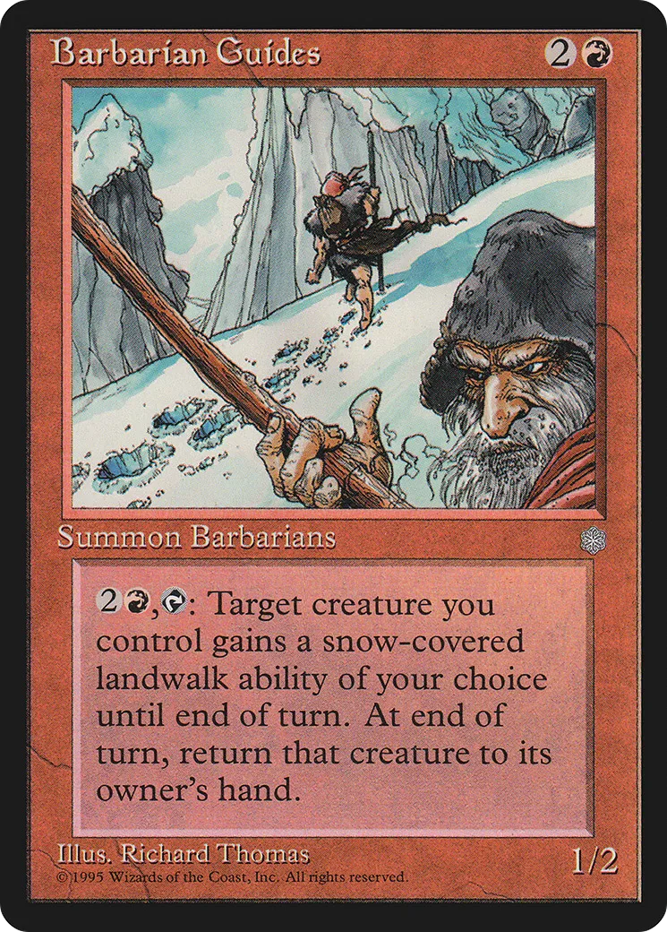 Barbarian Guides — Ice Age — Magic: The Gathering