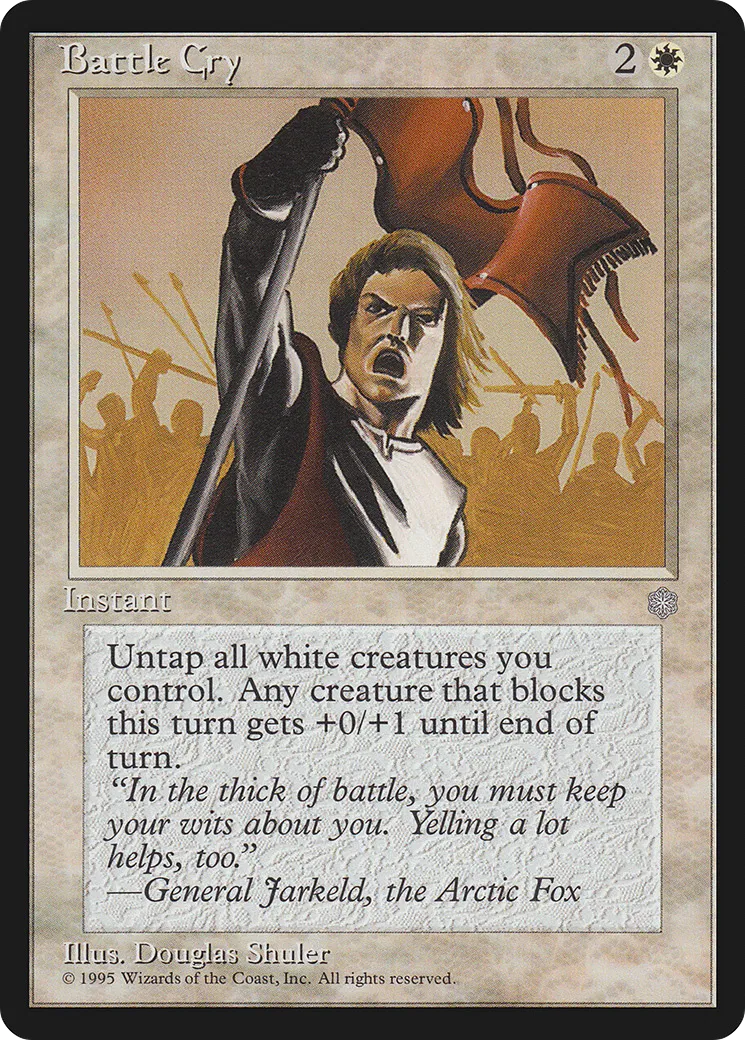 Battle Cry — Ice Age — Magic: The Gathering
