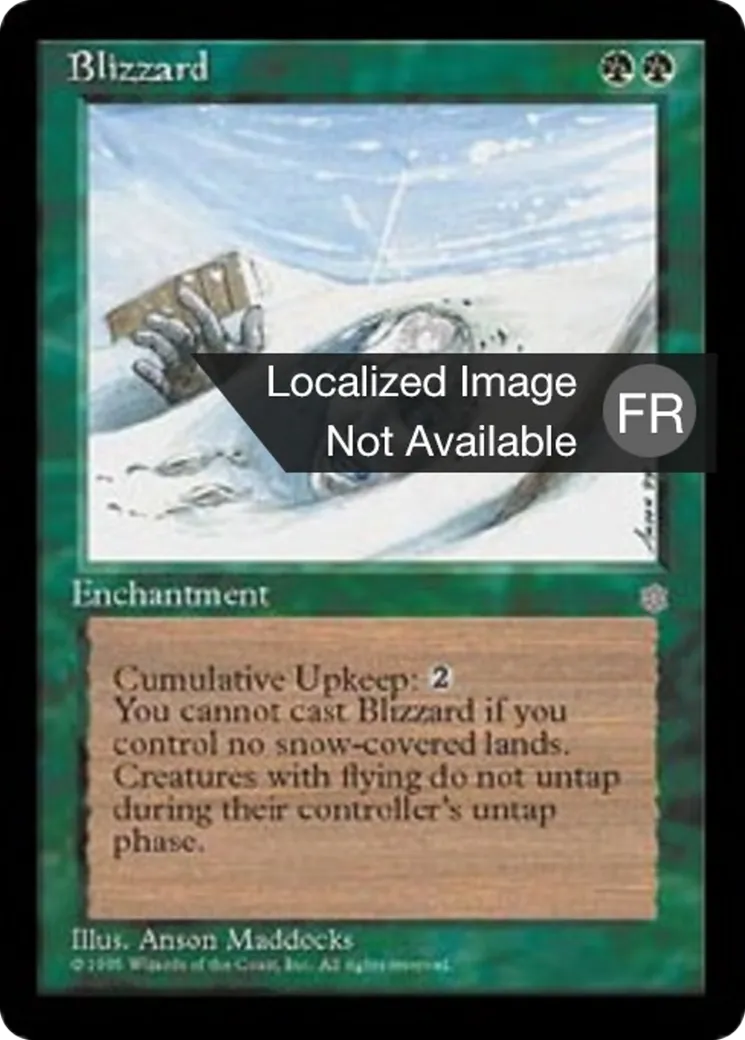 Blizzard — Ice Age — Magic: The Gathering