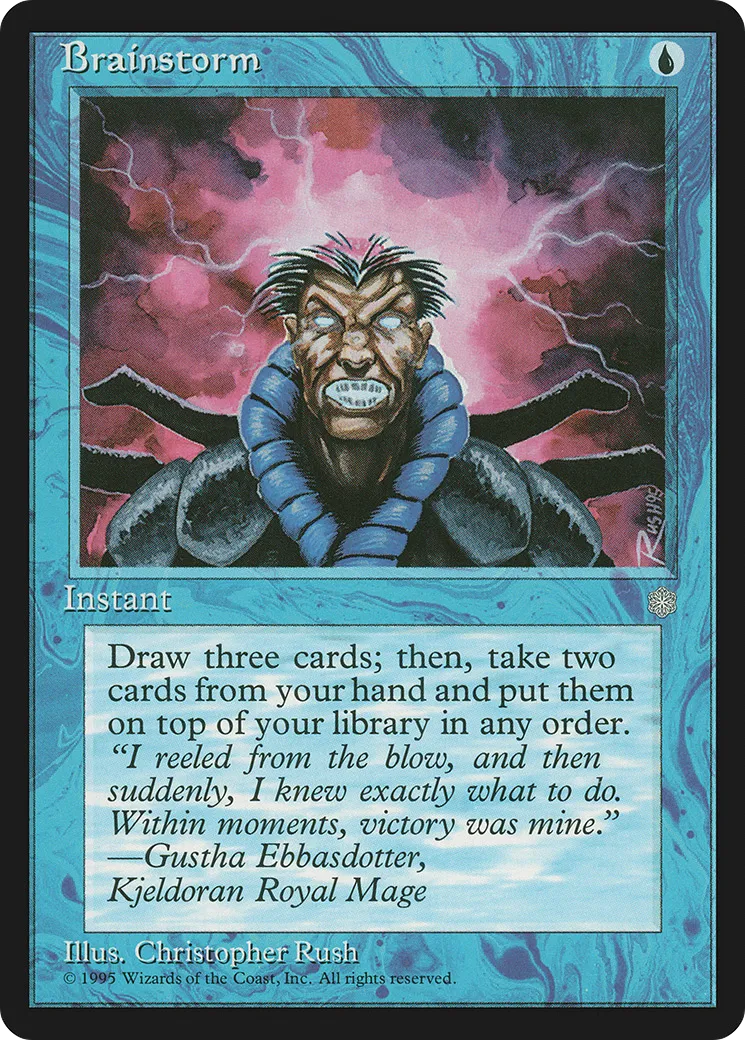 Brainstorm — Ice Age — Magic: The Gathering