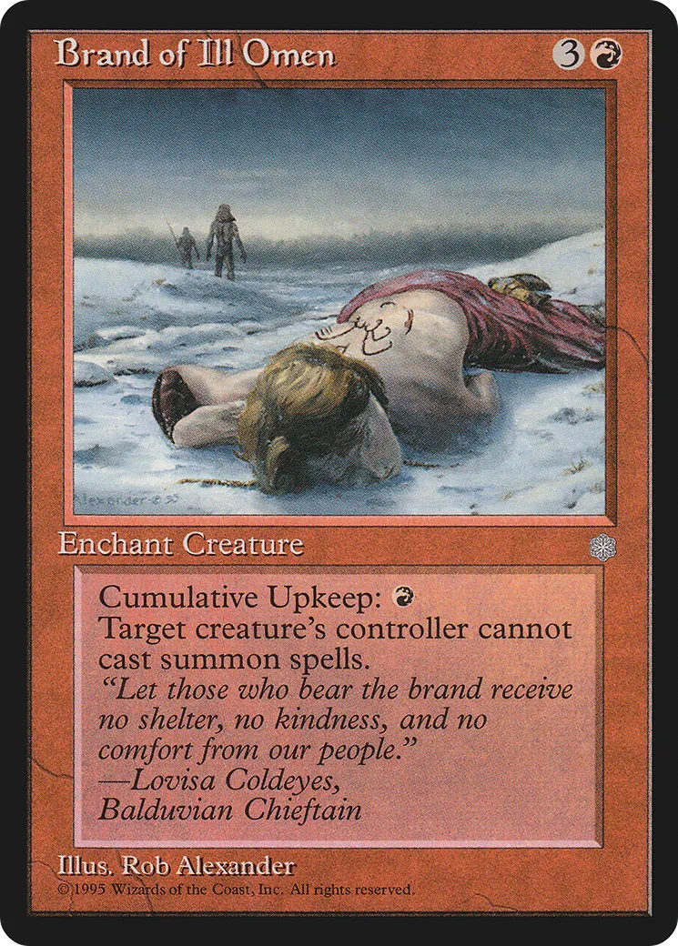Brand of Ill Omen from Ice Age - Magic: The Gathering