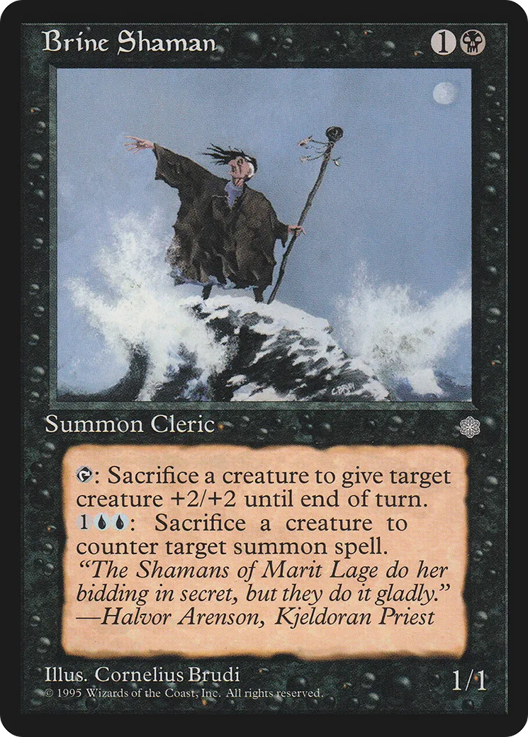 Brine Shaman — Ice Age — Magic: The Gathering