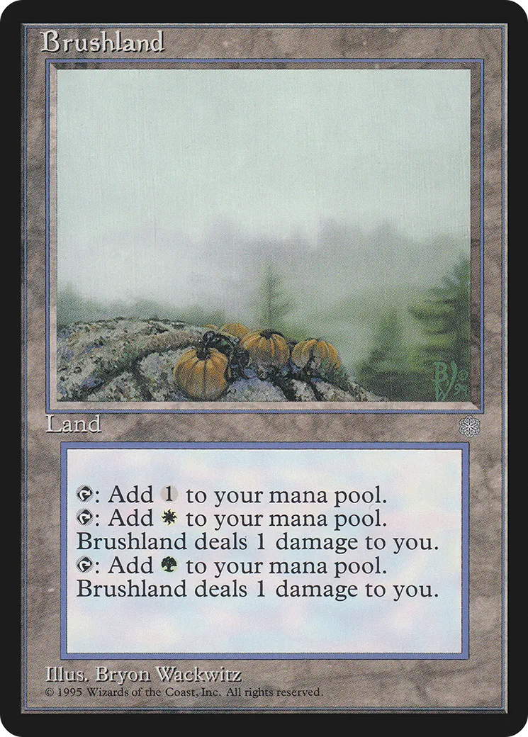 Brushland — Ice Age — Magic: The Gathering