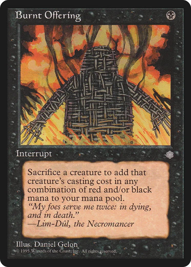 Offrande consumée — Ice Age — Magic: The Gathering