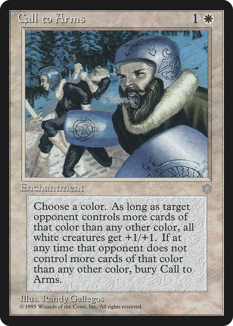 Appel aux armes — Ice Age — Magic: The Gathering