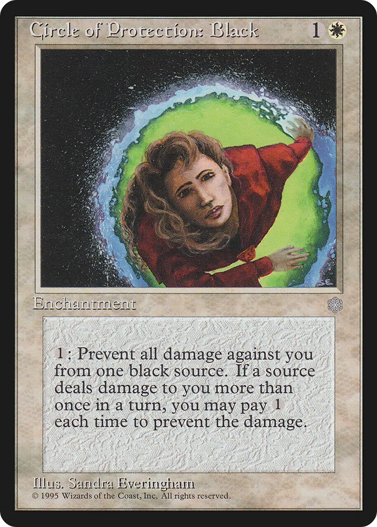 Circle of Protection: Black — Ice Age — Magic: The Gathering