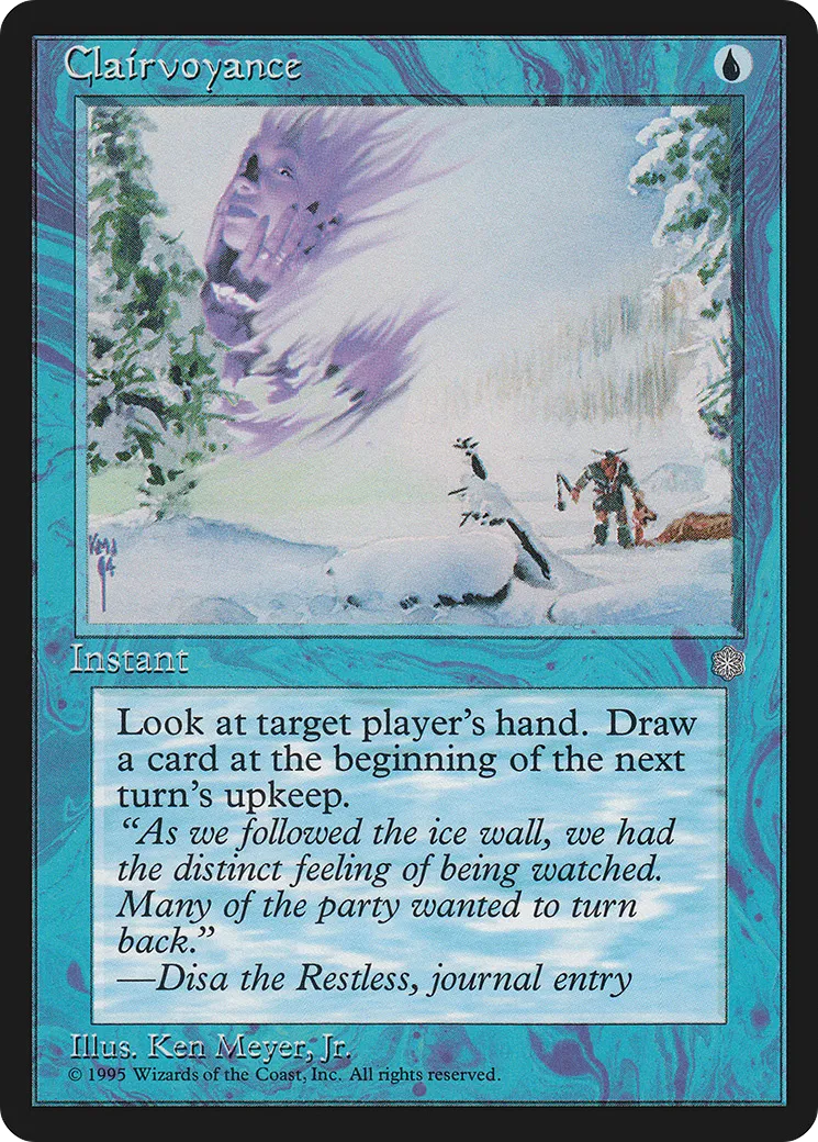 Clairvoyance — Ice Age — Magic: The Gathering