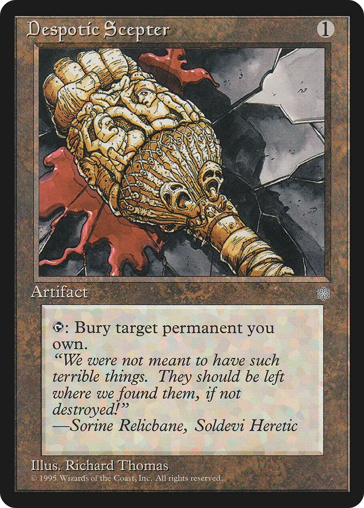 Despotic Scepter — Ice Age — Magic: The Gathering