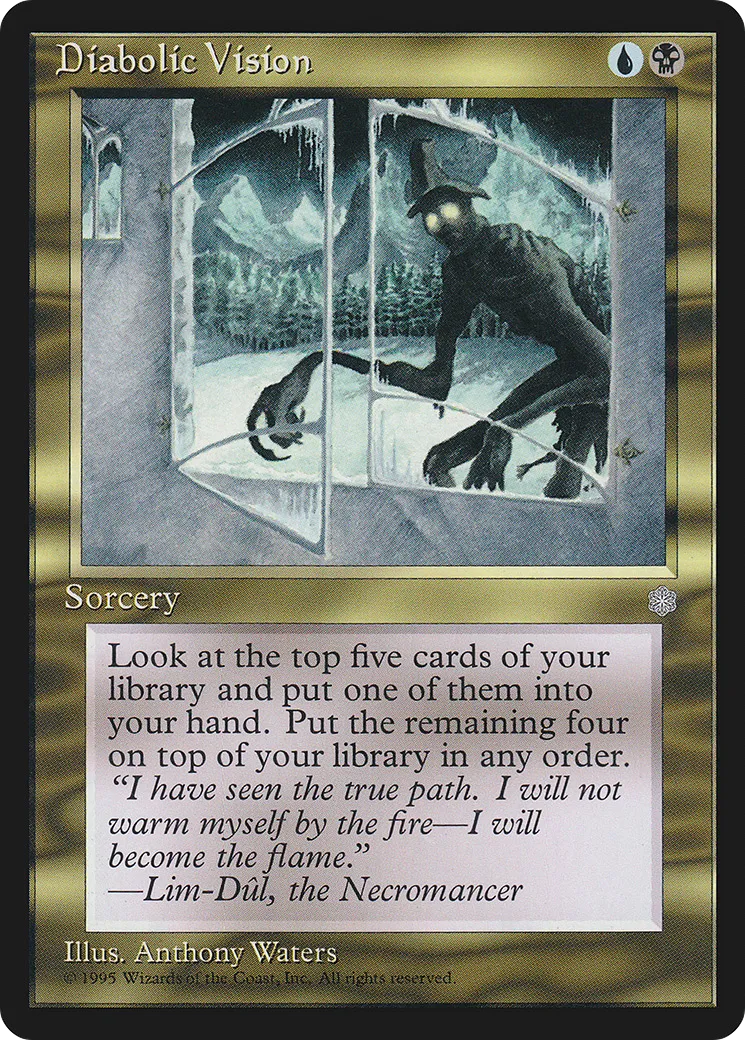 Vision diabolique — Ice Age — Magic: The Gathering