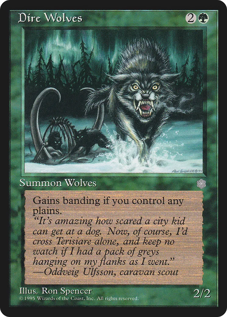 Loups funestes — Ice Age — Magic: The Gathering