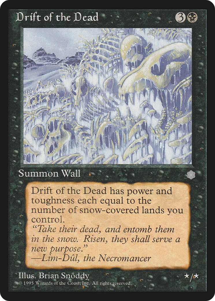 Congère macabre — Ice Age — Magic: The Gathering