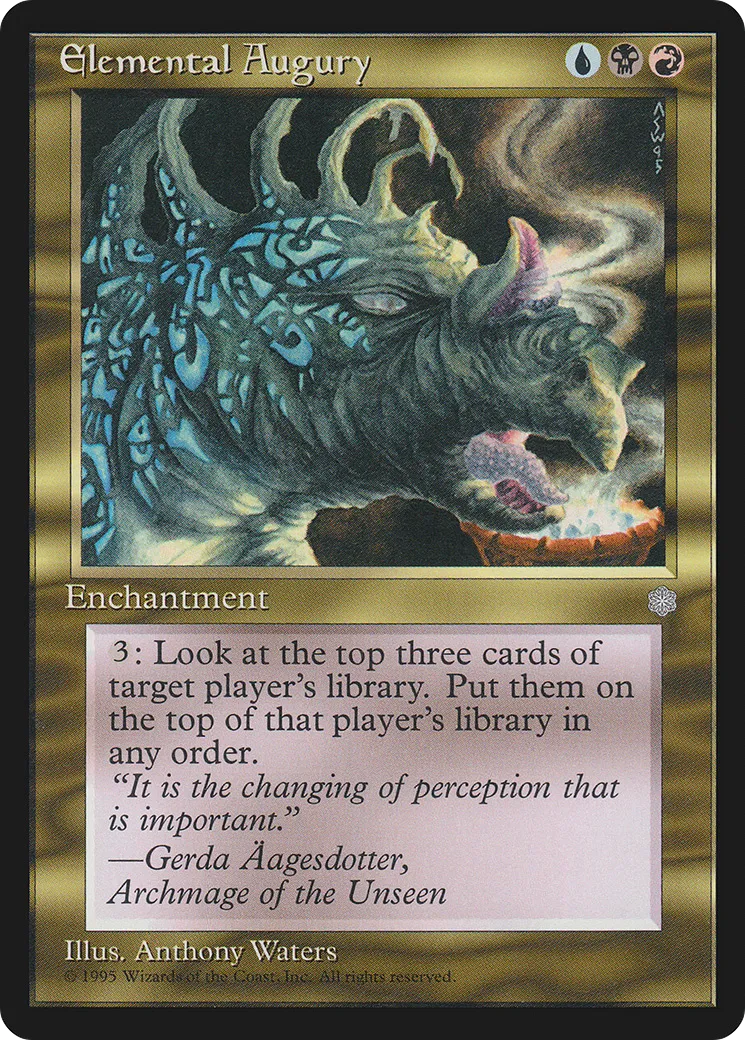 Augure élémental — Ice Age — Magic: The Gathering