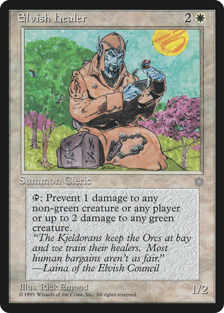 Elvish Healer — Ice Age — Magic: The Gathering