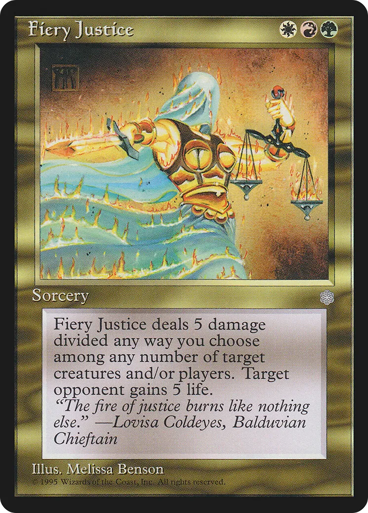 Justice ardente — Ice Age — Magic: The Gathering