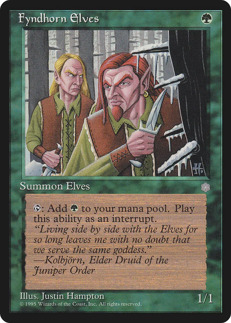 Elfes cordelliens — Ice Age — Magic: The Gathering