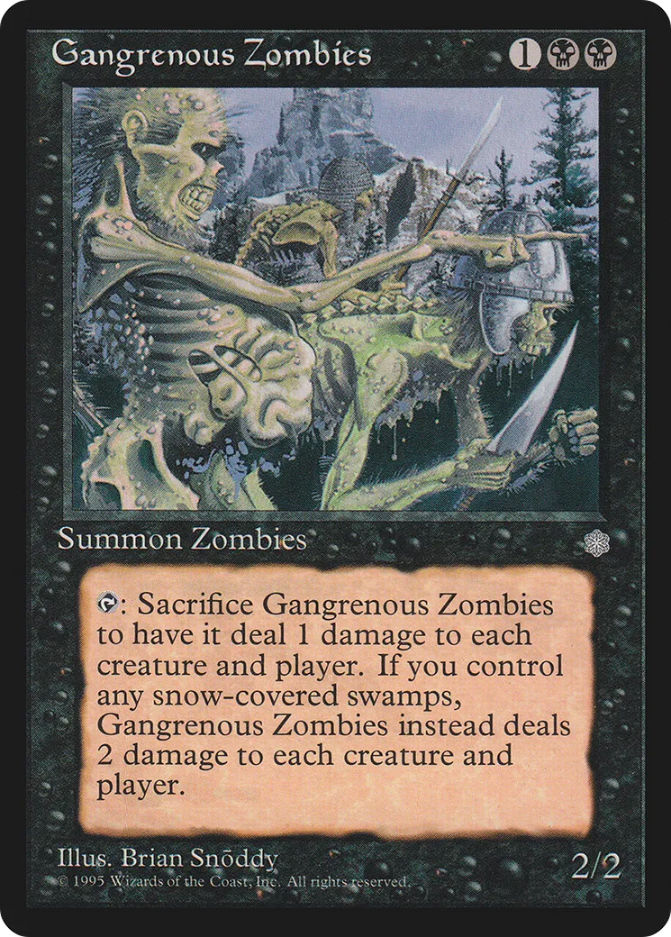 Zombies gangreneux — Ice Age — Magic: The Gathering